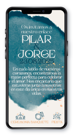 invitación digital de boda